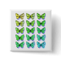 Cool Butterflies Pinback Button