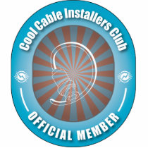 Cool Cable Installers Club photo sculptures