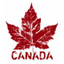 Cool Canada T-shirt Ladies Retro Canada Souvenir
