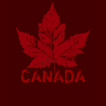 Cool Canada T-shirt Retro Maple Leaf Souvenir