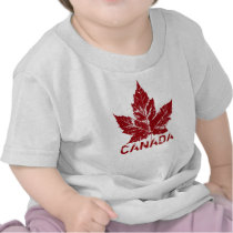 Cool Canada T-shirt Retro Maple Leaf Souvenir