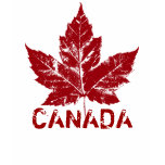 Cool Canada T-shirt Retro Maple Leaf Souvenir