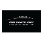Cool Car Outline Auto Repair business card