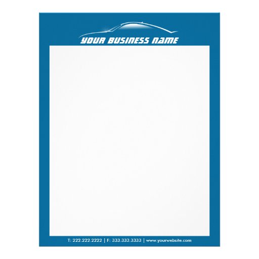 automotive business letterhead template cool car outline automotive business letterhead zazzle automotive business letterhead template cool car outline automotive business letterhead zazzle