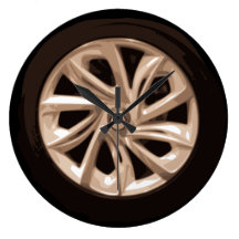 Cool Car Wheel hubcap clock