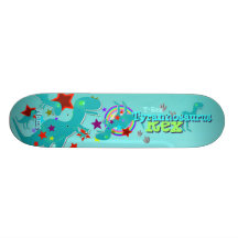 Cool Cartoon T-Rex Skateboard
