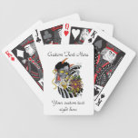 Cool cartoon tattoo symbol japanese demon flower bicycle poker cards