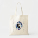Cool cartoon tattoo symbol Yin Yang Dolphins Bag