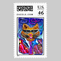 cool cat 1 postage