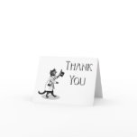 Cool Cat Customizable Thank You Card
