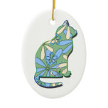Cool Cat Retro  Ornament