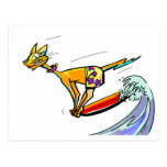 CooL CaT SuRfEr Postcard