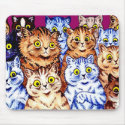 Cool Cats by Louis Wain mousepads