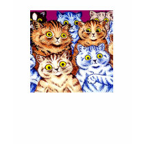 Cool Cats by Louis Wain t-shirts
