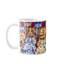 Cool Cats Mug by Louis Wain