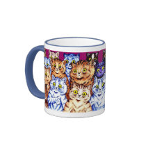 Cool Cats Mug by Louis Wain