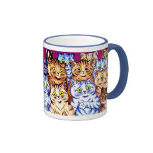 Cool Cats Mug by Louis Wain