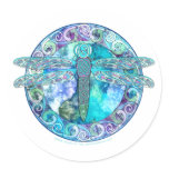 Cool blue and green celtic dragonfly design for t-shirts and gifts