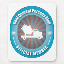 Cool Cement Persons Club mousepads by busybees Cool Cement Persons Club mousepads