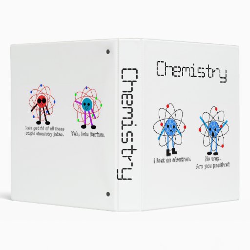 Cool Chemistry Binder / FUNNY Chemistry binder Zazzle