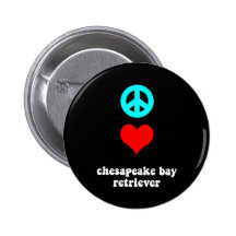 Cool Chesapeake Bay Retriever Pinback Buttons