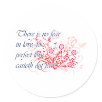 Cool Christian designs Round Stickers