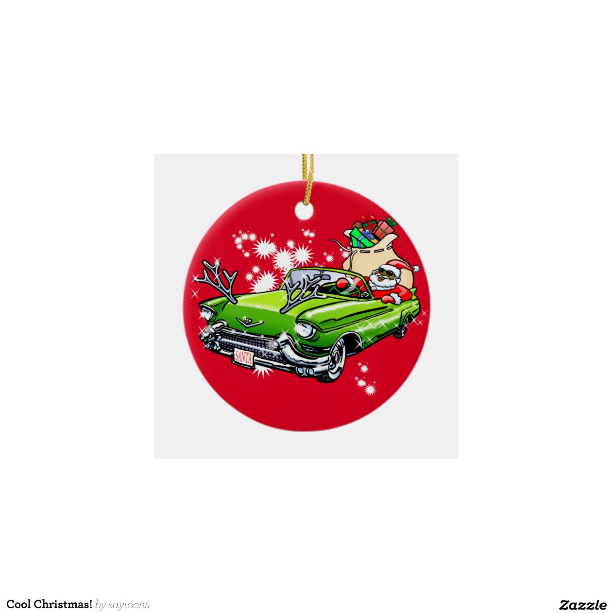 Cool Christmas! Christmas Tree Ornament Zazzle