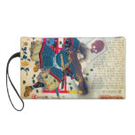 Cool classic oriental japanese samurai art japan wristlet clutch