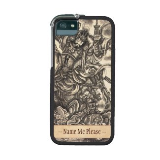 Cool classic vintage japanese demon ink tattoo iPhone 5 cover