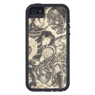 Cool classic vintage japanese demon ink tattoo iPhone 5 case