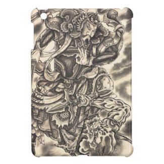 Cool classic vintage japanese demon ink tattoo iPad mini case