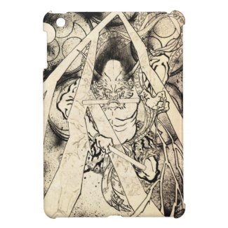 Cool classic vintage japanese demon ink tattoo iPad mini cover