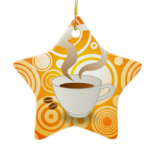 Cool Coffee Christmas Ornament ornament