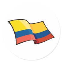 Cool Colombia Flag stickers
