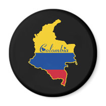 Cool Colombia Refrigerator Magnet