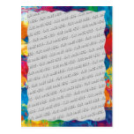 Cool color frame - Postcard template