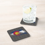Cool Coloradan flag design Drink Coaster