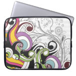 Cool Colorful Fashion Vector Swirls laptop sleeves