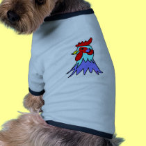 Cool Cool Copper Rooster by Wendy C. Allen pet clothing