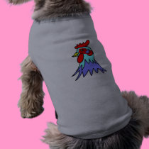 Cool Cool Rooster by Wendy C. Allen pet clothing by eelkat Cool Cool Rooster by Wendy C. Allen pet clothing
