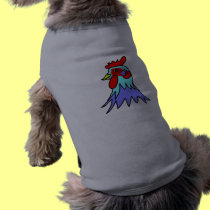 Cool Cool Rooster by Wendy C. Allen pet clothing