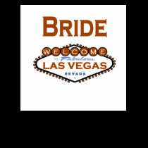 Cool Copper Las Vegas Bride Baby Doll Tee t-shirts