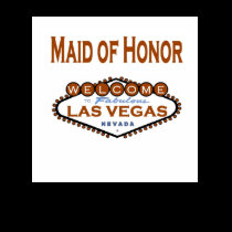 Cool Copper Las Vegas Maid of Honor Baby Doll T t-shirts