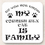 Cool CORNISH REX CAT designs Beverage Coaster