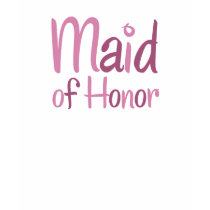 Cool Country Maid of Honor T-Shirt by bridalboutique Cool Country Maid of Honor T-Shirt