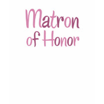 Cool Country Matron of Honor T-Shirt by bridalboutique Cool Country Matron of Honor T-Shirt