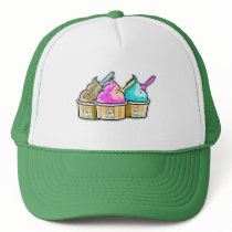 cool cow ice cream trucker hat