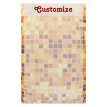 Cool Custom Retro Golden Disco Ball  Stationery