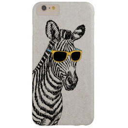 Cool cute funny zebra sketch with trendy glasses