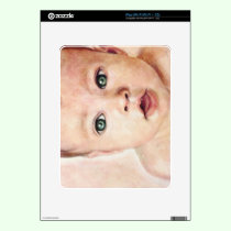 Cool cute sweet watercolour baby porrait paint skins